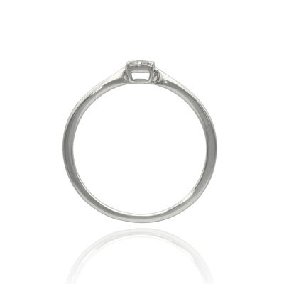 Fehér arany gyűrű 53-as méret (RR48570W13-53)